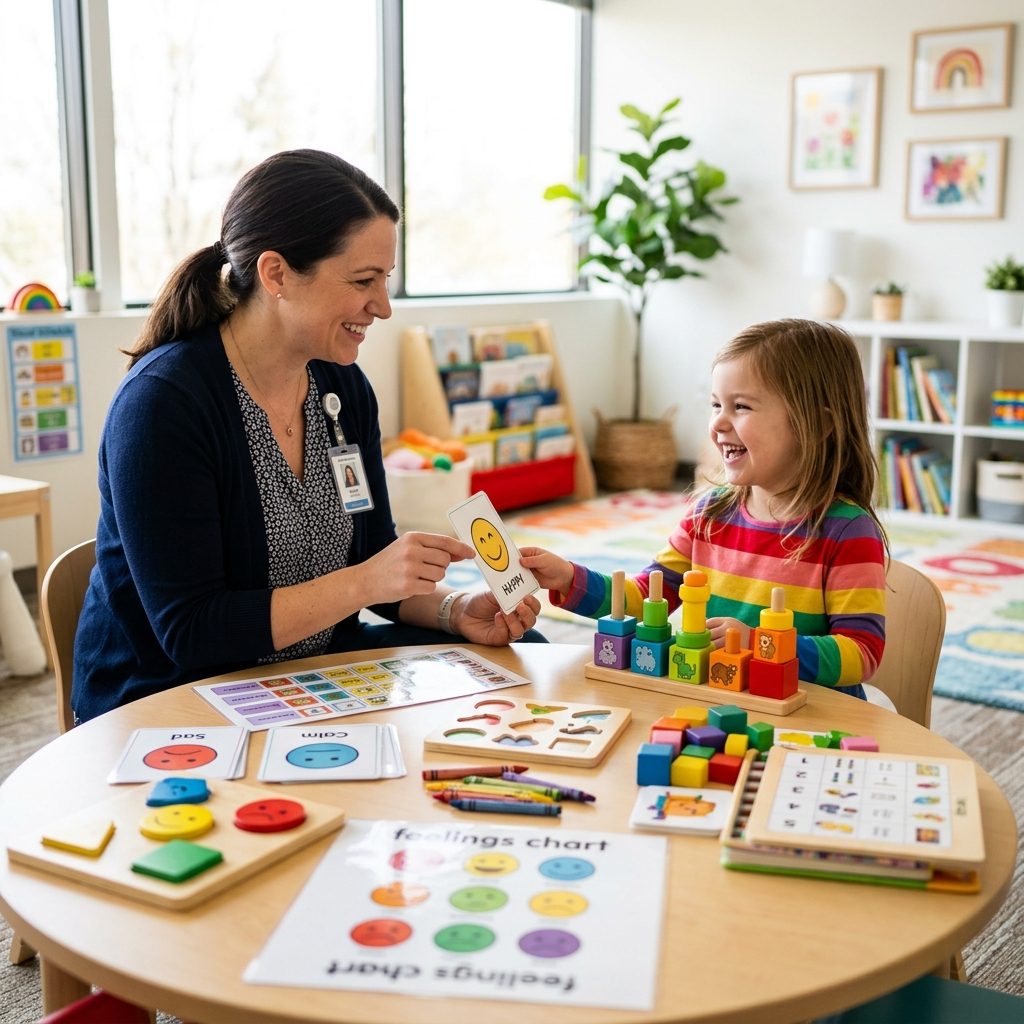 ABA Therapy session with child